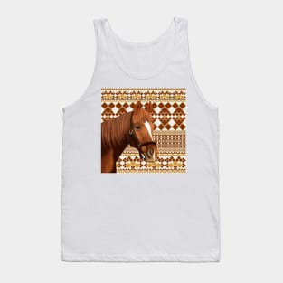 Brown Horse Tank Top